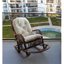 Klasbambumobilya Bambu Sallanan Sandalye Tv Koltuğu Büyük