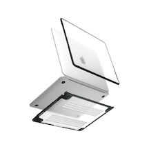 Apple Uyumlu MacBook Air 13.6 2681/3113/3240 2022-2024-2025 Kılıf Venture Hybrid Serisi Koruyucu Kapak Çok Renkli