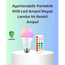 Hubrendy Tekno Rgbw Teknolojili Akıllı Led Ampul, Zamanlayıcılı Diğer