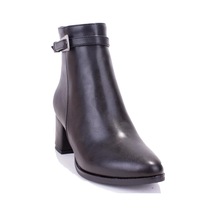 Dagoster Dza07-928585 Siyah Klasik Topuklu Kadın Bot 001