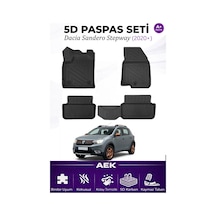 Dacia Sandero Araca 2020+ Comfort Özel Havuzlu "karbon" Paspas Ta