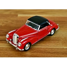 Nostaljik Klasik Metal Çek Bırak Araba Kırmızı Kapılar Açılır 1/36 Ölçek Mod:5 Diğer