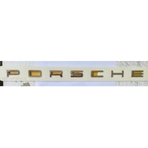 Porsche Uyumlu Yazı Porsche 2.1 30.5 Cm Krom