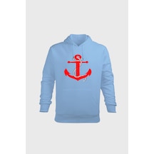 Efluce Erkek Kapüşonlu Sweatshirt, Gemi Çapası