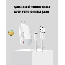67w Süper Hızlı Şarj Adaptörü Ve Kablo Seti Güvenli, Kompakt Ve Ergonomik Tasarım Diğer