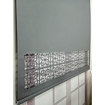 Stor Perde Desenli Lazer Kesim Kalın Kumaşlı Ml105