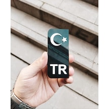 Plaka Tr Yazısı 3d Kabartma Siyah 2 Adet