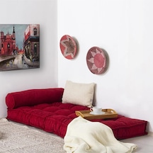 Sofa Buklet Yer Minderi - Sedir Minderi Bordo
