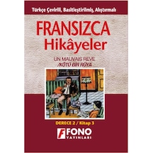 Kötü Bir Rüya - Fran/Türkçe Hikaye- Derece 2-C - Yaşar Avunç -  Robert Levy - Fono Yayınları