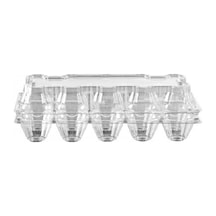 Şeffaf Yumurta Viyolü 10'lu 25 Adet 13 X 22 Cm Turuncu