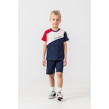 U.S. Polo Assn. Erkek Çocuk Lacivert Bermuda Takım Us2407-c-v1