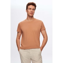Ds Damat Regular Fit Vizon %100 Pamuk T-Shirt 4HC141996754M Vizon