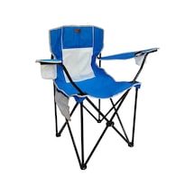 Katlanır Kamp Piknik Sandalyesi - Madfox Harbor - Bardaklıklı - Mavi - 547285 - Taşıma Çantalı Çok Renkli