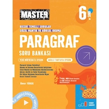6. Sınıf Master Paragraf Soru Bankası Maarif Model 2026 Zua Kitap
