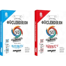 Ankara 2025 8. Sınıf Lgs Matematik + Türkçe Konu Tarama Denemesi Seti 2 Kitap