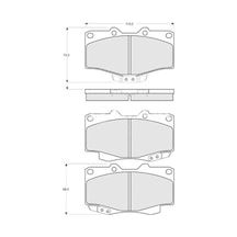 MGA 55279 Fren Balatası Ön Land Cruiser 90- 4 Runner 95- Hilux 90- 4Wd