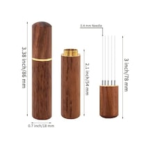 Aputue Espresso Kahve Karıştırıcı, Espresso Dağıtımı İçin Profesyonel Kahve Karıştırma Wdt Aracı, El Tampers Karıştırma Aracı Doğal Ahşap Saplı İğne Tipi Dağıtıcı
