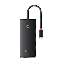 Lite 4in1 Multifonksiyonel Type-c Hub Dock Station Siyah