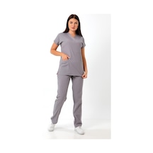 Bflex Unisex Likralı Yarasa Kol Takım - 6406 Gri-12074 6406 Gri