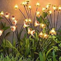 8 Ledli Bal Arısı Solar Bahçe Aydınlatması 2 Li Paket