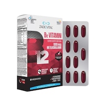 Zade Vital Vitamin B12 30 Yumuşak Kapsül -