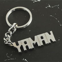 Yaman - 382 - - Nazblsmm - İsimli Anahtarlık Çok Renkli