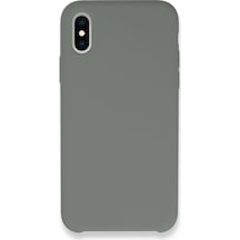Newface - 784 - İphone Xs Max Kılıf Lansman Legant Silikon - Csmo-tex - - Gri
