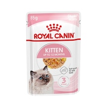 Kitten Jelly Pouch Yaş Mama, Yavru Kedi, 85 G X 12 Adet