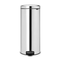 Brabantia Çöp Kutusu 30 Litre Newicon Pedallı Krom 114366 Gri