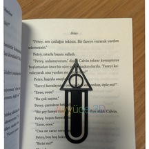 Ayyüce 3d, Harry Potter Kitap Ayracı Ölüm Yadigarları, Siyah Renk