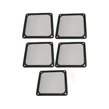 Yuntech01 5 Adet 12cmx12cm Bilgisayar Kasası Soğutma Toz Filtresi - Yumuşak Manyetik Nylon Çerçeve - Fan Ve Güç Kaynağı Havalandırma Açıklarını Korur - Siyah