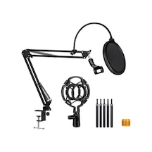 Kabine Mikrofon Stantı, Çok Amaçlı Kayıt Ve Canlı Yayın Seti, Kompakt Ve Kullanıma Kolay Nb35 Modeli - Set 2