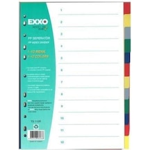 Exxo Ts-112R Seperatör Renkli 1-12 Sayı