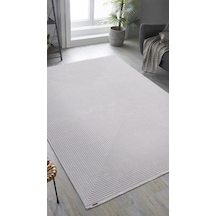 By Özer Halı Koyu Gri Renk Gri Bordürlü Modern Karmen Halı Trend Tr011a Salon Halısı Çok Renkli