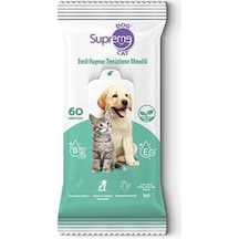Supreme Yeşil Çaylı Kedi Ve Köpek Temizleme Mendili