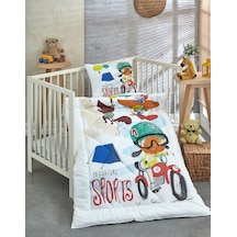 Komfort Home Ranforce Bebek Yorgan Seti Pamuk / V7