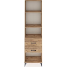 Arges Dolap 3 Raflı 2 Çekmeceli 60x30x221 Çam-çam Atlas Çam