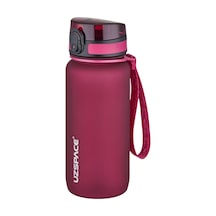 Uzspace Kilitli Kapak 650 Ml Kırılmaz Kırmızı Tritan Matara Çok Renkli