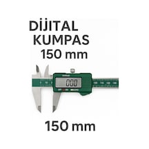 Senbang Dijital Kumpas 150 Mm Yeşil Model