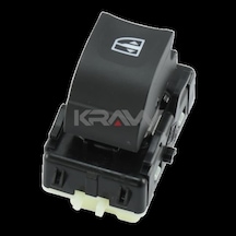 Cam Kaldırma Anahtarı Renault Clıo Iv - Symbol - Kangoo - Duster Tekli - Beyaz Işık 1 Ad
