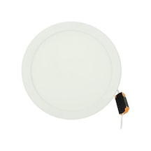 Ayrex Yuvarlak Sıva Üstü Led Panel Armatür Trafolu 12w Beyaz, Gün Işığı Gün Işığı 3000k Genel