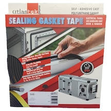 Atlastek Metal 7x20.mm/10.mt Kapı Pencere Fitil Conta Bant