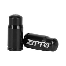 Mufunye Alüminyum Alloy Bisiklet Filtre Kapağı - Presta Valf Uyumlu, Su Geçirmez, Dağ Ve Yol Bisikletleri İçin Siyah 1 Çift