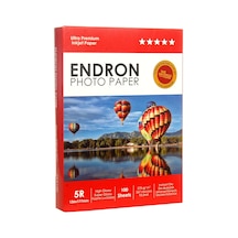 13 X 18 Cm İnkjet Fotoğraf Kağıdı Ultra Premium 100 Adet 270 Gr Mürekkep Yazıcı Uyumlu 5r 126x177mm Parlak