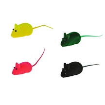 4'lü Set 5 Cm Oyuncak Fare Sesli