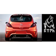 Göktürk Kurt Yazısı Ve Sticker Yapıştırması