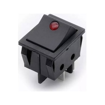 IC-104-12 GENİŞ NOKTA IŞIKLI KIRMIZI 12V ANAHTAR