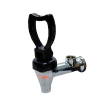 Kahveci Semaver 1/4 Musluğu Derece Girişli Semaver Çay Musluk Nikel