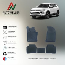 Sssangyong Korando 2019 Sonrası Uyumlu Havuzlu Oto Paspas