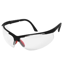 Baymax İş Güvenlik Gözlüğü Koruyucu Silikonlu Gözlük S600 Şeffaf N11.3136